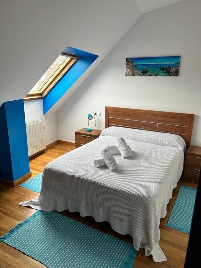 Acogedor Apartamento Atico En El Centro De O Porrino Bagian luar foto